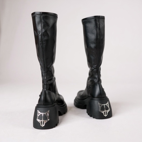 NEW NAKEDWOLFE Scar Stretch Boots, Black, EU38/US8 - Picture 3 of 16